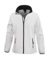 Dames Softshell Jas Result R231F White/Black